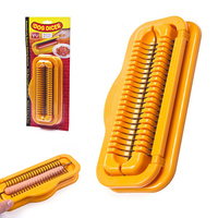Coupe-saucisses en plastique pour chiens, lame en acier inoxydable de qualité durable, outil de cuisine pour friteuse à air, four, micro-ondes, barbecue extérieur