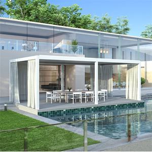 Pérgola de Aluminio de Diseño Moderno para Jardín, Pérgola Cuadrada de Tubo de Aluminio para Exteriores - Product Image 2