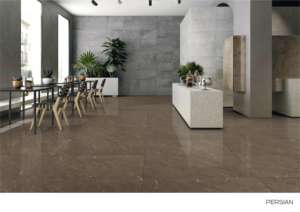 Baldosa de Porcelana Esmaltada Pulida de Alto Brillo de 600x1200 mm, Solución para Pisos y Paredes Interiores de Gran Dimensión para Proyectos Modernos - Product Image 4