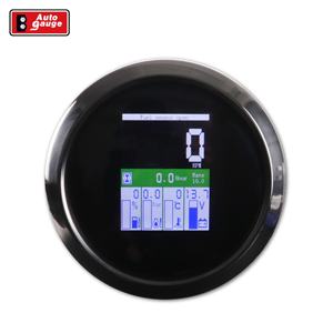 ใหม่สำหรับมาตรวัดความเร็วรอบดิจิตอล 85 มม. 5in1 วัดระดับน้ำมันเชื้อเพลิง วัดแรงดันน้ำมัน วัดอุณหภูมิน้ำ วัดแรงดันไฟฟ้า 12V 24V IP67 กันน้ำสำหรับรถยนต์ - Product Image 1