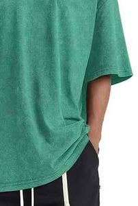 T-shirts pour hommes grande taille, respirants, à séchage rapide, style hip-hop, effet délavé, qualité supérieure, nouveau design. - Product Image 3