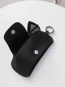 Estuche Rústico para Gafas de Sol de Cuero de Grano Completo, Funda Protectora Resistente para Viajes, Logotipo Personalizado Disponible LGC-0009 - Product Image 4