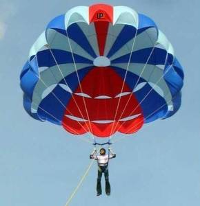 Colorful Parachute <b>Tent</b> 'AMOS' Print 2x3m Aluminum <b>Frame</b> Nylon Fabric Waterproof >3000mm Foldable Single Adjustable Four-Season - Product Image 1