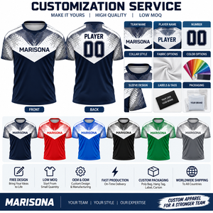 Maillot d'échauffement de football personnalisé par sublimation, léger, respirant, séchage rapide, manches courtes, maillot d'entraînement de football personnalisé - Product Image 4