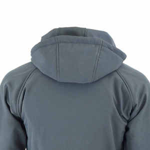 เสื้อฮู้ดซิปผู้ชาย สีพื้น ทรงปกติ สวมใส่สบาย ผ้าถักนิตติ้ง ผ้าฝ้าย สำหรับฤดูใบไม้ร่วง รับผลิตแบบ OEM ODM - Product Image 5
