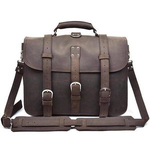 Gustav borsa Messenger in pelle Vintage di grande capacità per gli uomini Gustav borsa Messenger in pelle Vintage per gli uomini - Product Image 1