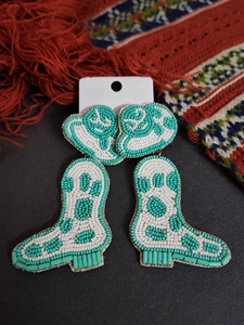 Pendientes de moda con cuentas en forma de Ete bordadas a mano, tamaño personalizado, joyería colgante multicolor unisex para fiesta, sin chapado. - Product Image 3