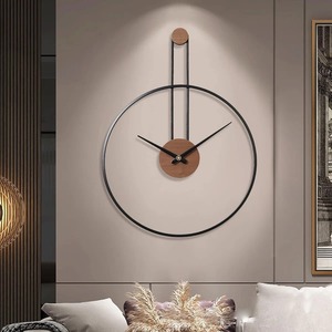 Luxury Round Metal <b>Wall</b> <b>Clock</b> Traditional Analog Quartz Home <b>Wall</b> <b>Decor</b> At Best Price - Product Image 3