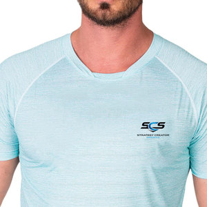 Camiseta de gimnasio estampada de algodón 100% de corte holgado para hombre, con MOQ bajo, precio al por mayor, de secado rápido, ropa de gimnasio para hombre. - Product Image 6