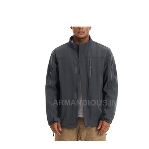 Casual Men's Logo Soft Shell Winter Jacket Waterproof Windproof Eco-Friendly Quick Dry Breathable Warmth Safari Jacket - Product Image 1