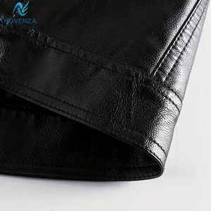 Chaqueta de Motocicleta Moderna de Cuero Vacuno, Impermeable, Cortavientos, de Secado Rápido, Ligera, Ajustada, para Invierno, Moda Urbana - Product Image 5