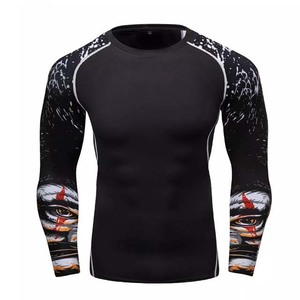 Rashguard pour hommes à manches longues, sublimation, grande taille, extensible, séchage rapide, prix abordable, vente chaude - Product Image 3
