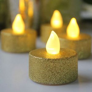 2023 New Design Electric <b>LED</b> <b>Tea</b> <b>Light</b> Candles Flameless Realistic Battery Powered Wedding Decoration Fabric Hardcover Gift - Product Image 1