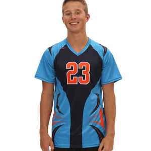 Uniforme de Voleibol Personalizado al por Mayor de la Mejor Calidad, Transpirable, 100% Poliéster, Antibacteriano, con Impresión Digital - Product Image 3