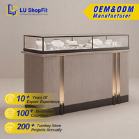 Vitrines de présentation de bijoux en verre pour table, vente en gros d'usine, vitrines personnalisées pour objets de collection