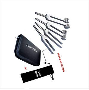 Ensemble de diapasons de précision 128C, 256C, 512C, 1024C en alliage d'aluminium pour la musicothérapie et la guérison - Product Image 5