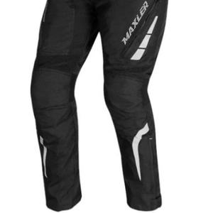 Pantalones de moto protectores de tela, diseñados para uso en carretera prolongada, con protección de rodilla de nivel CE 1. - Product Image 5