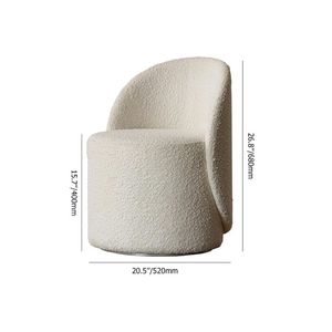 เก้าอี้ปรับเสียงสำหรับโต๊ะเครื่องแป้งแบบหมุนได้พร้อมเฟอร์นิเจอร์ห้องนอน - Product Image 6