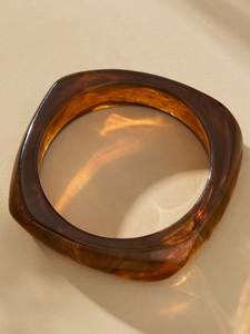 Minimal Epoxy Resin Bangle <b>Stack</b> With Top Quality for Women Daily Wear Party Festive Artistic Boho Fashion Jewelry <b>Bracelet</b> Cuff - Product Image 1