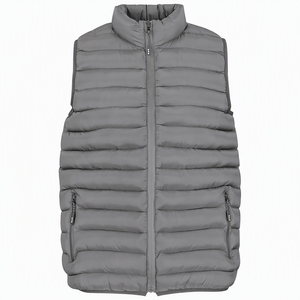 Chaleco Acolchado de Invierno, Casual, con Cierre Completo, Relleno de Plumón, Transpirable, de Secado Rápido, con Cuello Alto, Sin Mangas, Unisex - Product Image 5