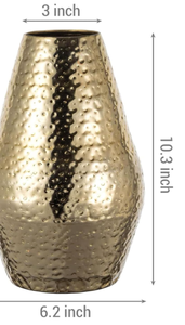 Jarrón de Flores de Aluminio Costero Hecho a Mano de Alta Calidad, Lujoso, para Decoración de Mesa de Boda, Uso en Interiores/Exteriores, Hogar, Hotel, Restaurante - Product Image 3