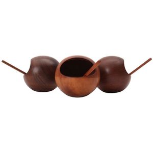 Tarro Redondo de Madera para Especias con Tapa, Calidad de Exportación, Tarro de Almacenamiento de Cocina de Madera Natural, Proveedor Mayorista - Product Image 6