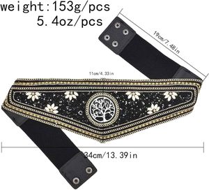 Elegante Cinturón Étnico con Diseño de Bordado Hecho a Mano para Bodas, Celebraciones y Fiestas - Product Image 4