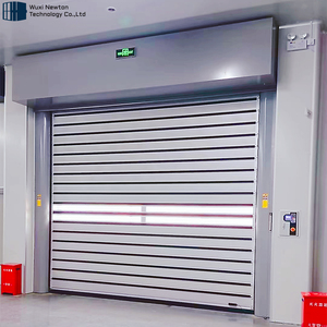 Panel <span class=keywords><strong>de</strong></span> aleación <span class=keywords><strong>de</strong></span> aluminio <span class=keywords><strong>de</strong></span> resistencia al viento <span class=keywords><strong>de</strong></span> alta eficiencia <span class=keywords><strong>de</strong></span> seguridad <span class=keywords><strong>de</strong></span> bajo precio enrollable puerta espiral rápida <span class=keywords><strong>de</strong></span> cierre rápido para taller - Product Image 2