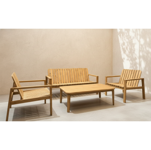 Luxury Catarina Outdoor Sofa <b>Set</b> Premium Teakwood Modular Patio Furniture for Living Room School Use Durable Eco-Friendly - Product Image 2