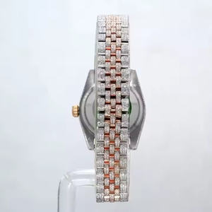 Luxury Designer <b>Mens</b> Quartz Movement Watch Featuring Hand Set Moissanite Diamonds Hip Hop Fashion & Premium Gifting - Product Image 5