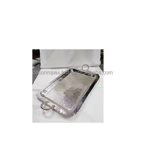 Plateau de service en aluminium Offres Spéciales pour café petit déjeuner servir plateau de service en aluminium taille de logo personnalisé - Product Image 4