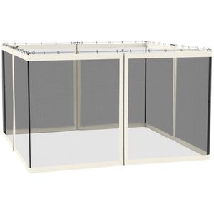 Replacement <b>Mesh</b> Sidewall <b>Netting</b> for Pergola Gazebo & Pavilion - Product Image 1