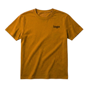 Men's Sporty T-<b>Shirts</b> 220 Grams <b>100</b>% Cotton/<b>Polyester</b> Blend Short Sleeve Breathable Fabric Custom Front Logo Printing t-<b>shirt</b> - Product Image 3