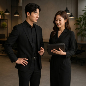 Vêtements unisexes pour adultes personnalisés pour entreprises, en tissu respirant polyester viscose élasthanne, avec détection d'aiguilles par fusion sans couture, OEM - Product Image 1