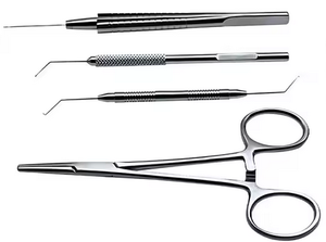 Kit de Instrumentos Quirúrgicos Oftálmicos Lieberman: Espéculo, Faco, Chopper, Pinzas Mosquito, Herramientas para Cirugía de Párpados - Product Image 6