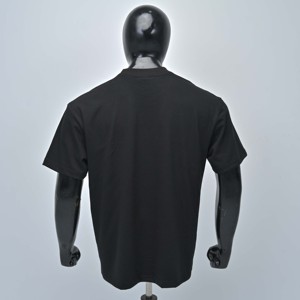 Men's Black Short Sleeve O-Neck T-Shirt With Bear <b>Pattern</b> Eco-friendly cotton Printed Casual Jersey <b>Knitted</b> 100% Cotton Regular - Product Image 3