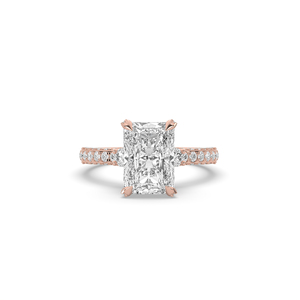 3 Ct <b>Emerald</b> Cut Lab Grown Diamond <b>Ring</b> 925 <b>Silver</b> Gold Unique Style Lightweight Engagement <b>Ring</b> for Women - Product Image 6