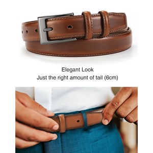 Ceinture Classique Homme en Cuir Véritable de Vache Haute Qualité 2026, Longueur Personnalisable, Double Face, Style Décontracté, Écologique, Alliage Durable - Product Image 6