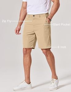 Shorts Chino Premium pour Hommes – Décontractés, Extensibles, Anti-humidité, Taille Mi-Haute, Boutons, Style Smart Casual, Logo Personnalisé, Idéaux pour le Golf - Product Image 5