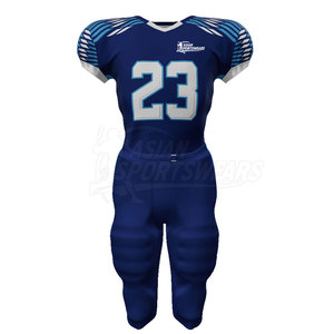 Uniforme de Fútbol Americano Transpirable de Alta Calidad, Conjunto de Jersey y Pantalones Personalizables con Ajuste Flexible para Equipos al Aire Libre - Product Image 2