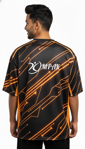 Camiseta Sublimada de Moda Urbana para Hombre, Talla Grande, Corte Regular, Poliéster/Algodón, Transpirable y Ecológica - Product Image 4