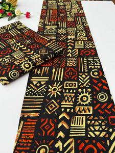 Accra Tissu africain imprimé à la cire et coton Ankara pour vêtements traditionnels Vêtements à la mode et accessoires uniques Haut - Product Image 2