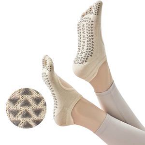 Fashion Sports Fitness Floor Socks Yoga Pilates Short Breathable Non <b>Slip</b> Toe Socks Summer Backless Socks - Product Image 1