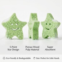 Éponge de bain pour bébé mignonne et amusante, éponge en mousse super douce pour le lavage du corps des tout-petits, nettoyage doux pour les peaux sensibles