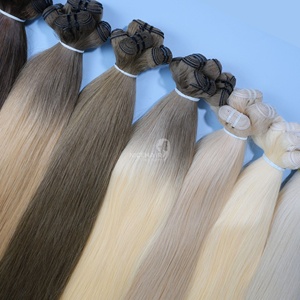 Extensions de cheveux humains vietnamiens Remy à trame plate 100 % naturels de haute qualité, sans traitement chimique, vente en gros - Product Image 2
