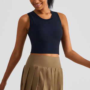 Débardeurs pour femmes de haute qualité, vente en gros, plusieurs couleurs, polyester et élasthanne, débardeur respirant pour femmes - Product Image 6