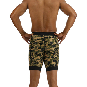 New Arrival <b>Men</b> Sports <b>Compression</b> <b>Shorts</b> Spandex Polyester Mid Waist Canvas | Breathable Activewear Wholesale OEM Service - Product Image 2