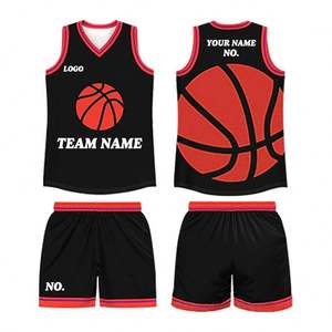 Conjuntos de Ropa de Baloncesto con Jersey de Calentamiento Sublimado de Doble Cara para Hombre, Diseño Más Reciente 2026, Envío Rápido - Product Image 1
