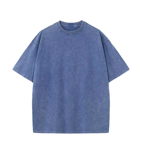 เสื้อยืดคอกลมแขนสั้นทรงโอเวอร์ไซส์สำหรับผู้ชาย ผ้าโพลีเอสเตอร์/คอตตอน สไตล์ลำลอง ไซส์พลัส ขายส่ง เป็นมิตรกับสิ่งแวดล้อม ผ้าไม่ยับ - Product Image 6