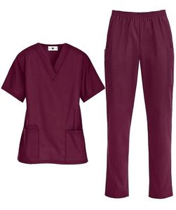 Uniformes Médicos Impermeables de Punto de Spandex/Poliéster al por Mayor, Conjunto de Enfermería para Mujer - Product Image 2